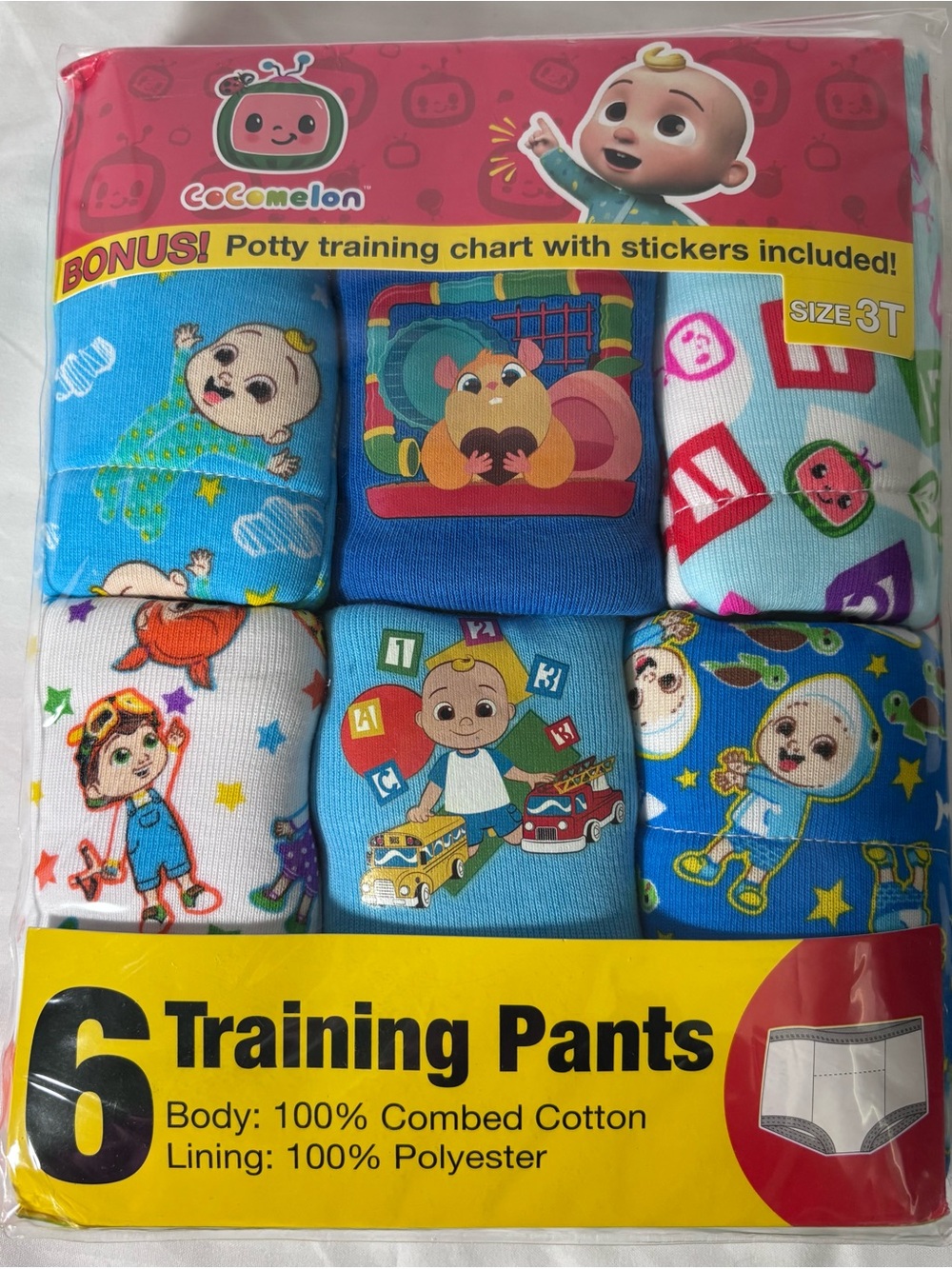 Cocomelon Training Pants 3T